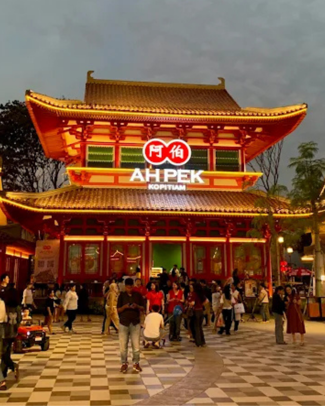 Ah Pek Kopitiam, kedai kopi Peranakan di Zona 6 Park Shanghai Pakuwon City Surabaya